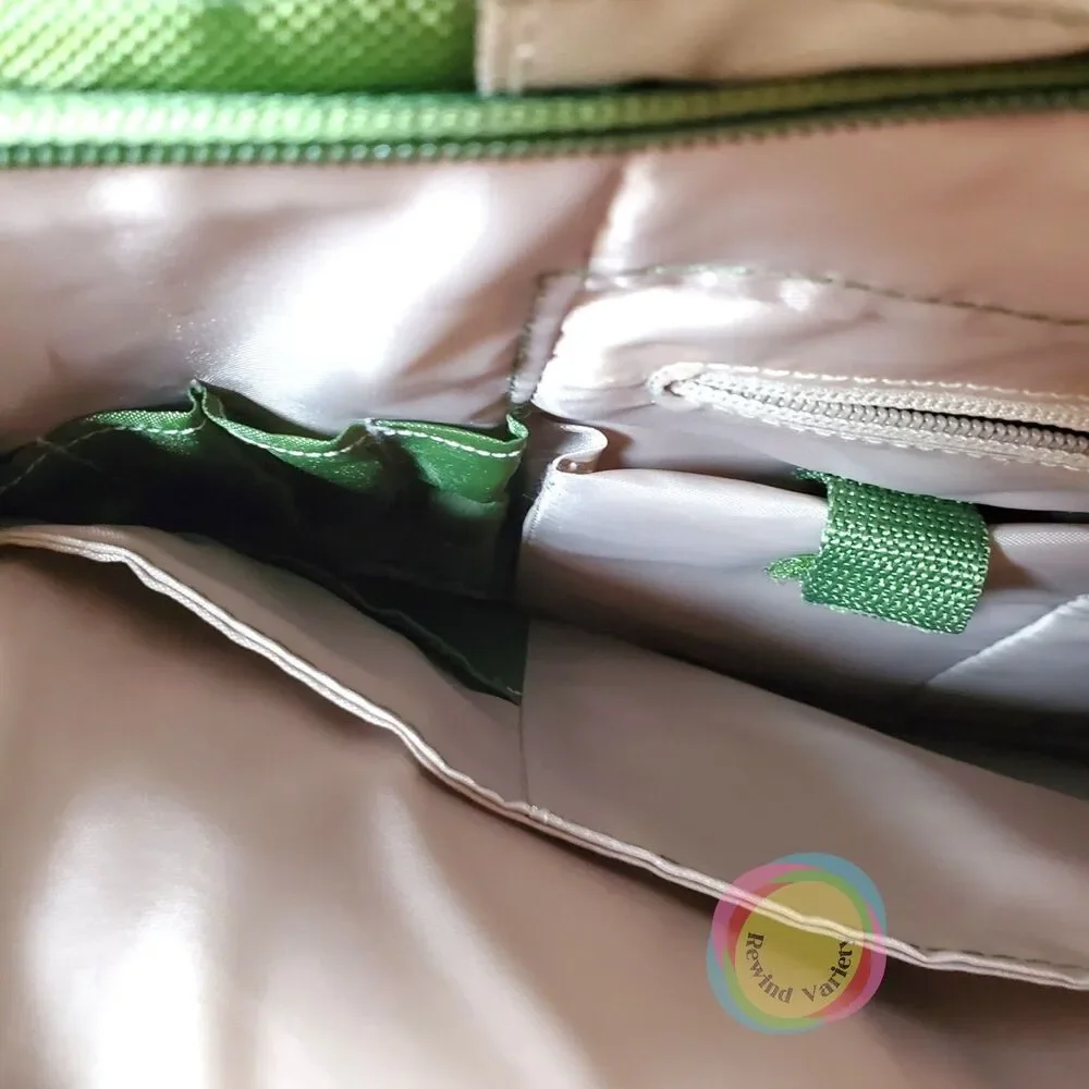 HP Green Cream Recycled Nylon Messenger Laptop Bag 16x12